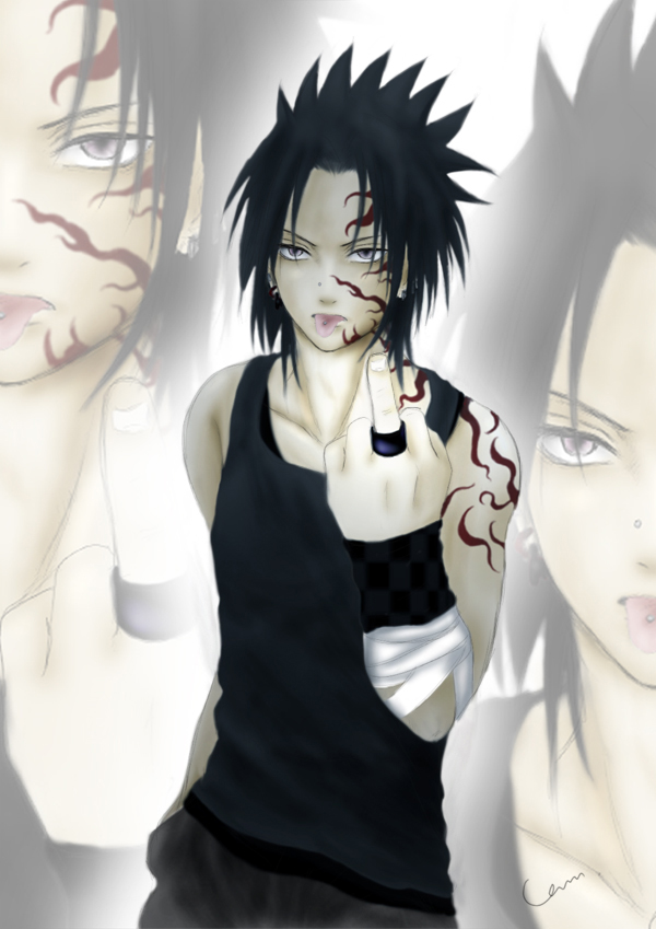 Sasuke Uchiha Lookin Emo Emo Sasuke By Harlequin Faith On DeviantArt
